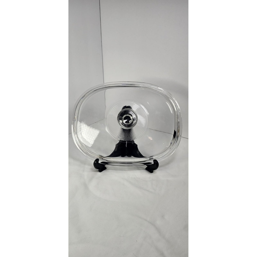 Pyrex DC1.5C A 1.5‎ C Oval Replacement Glass Lid Chipped